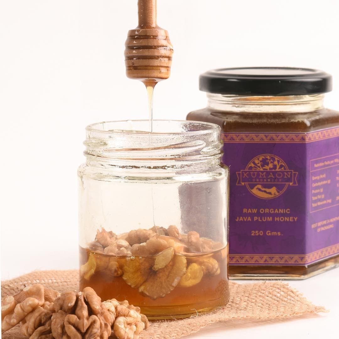 Kumaon Organics honey and tea visual